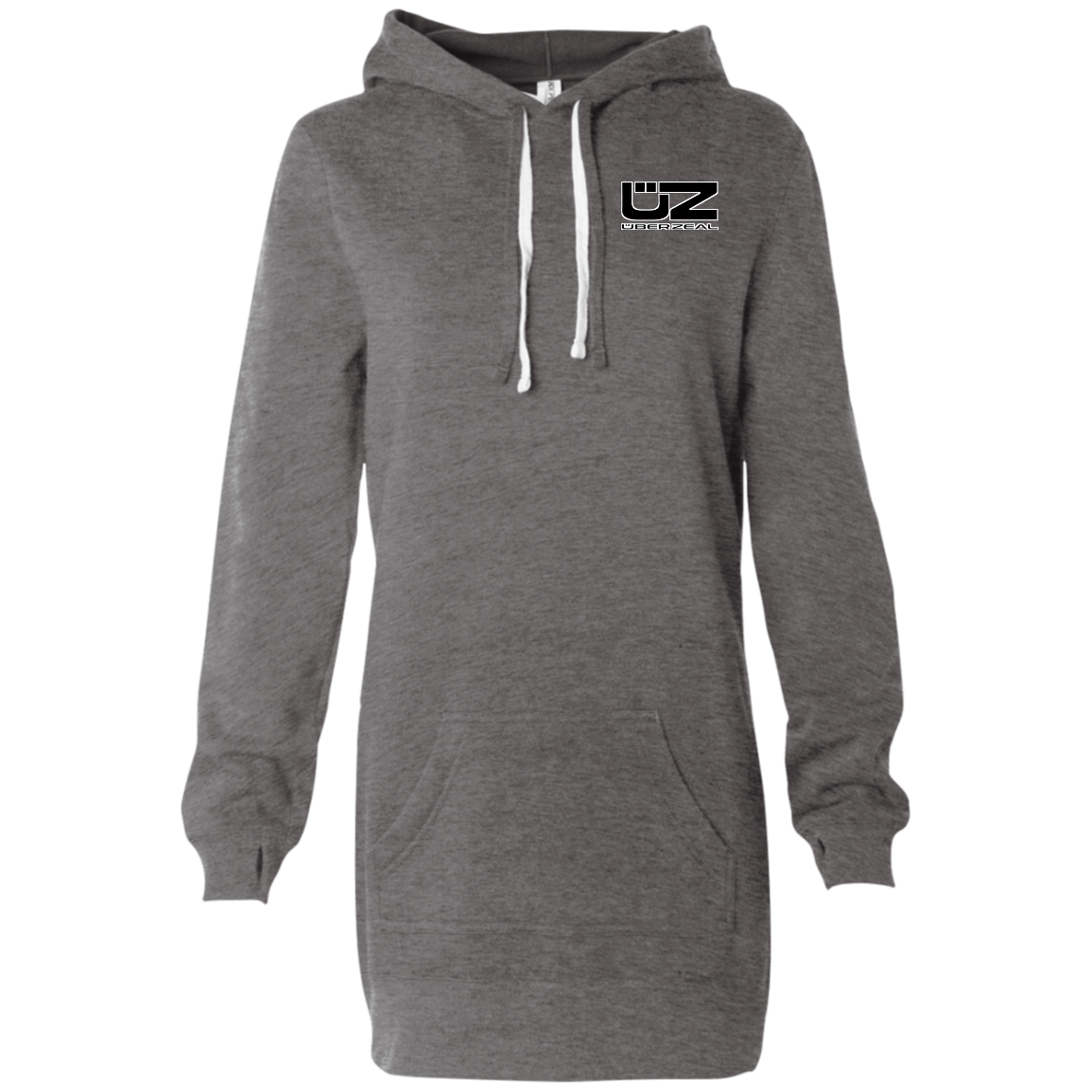 Uber Zeal Hooded Pullover Dress