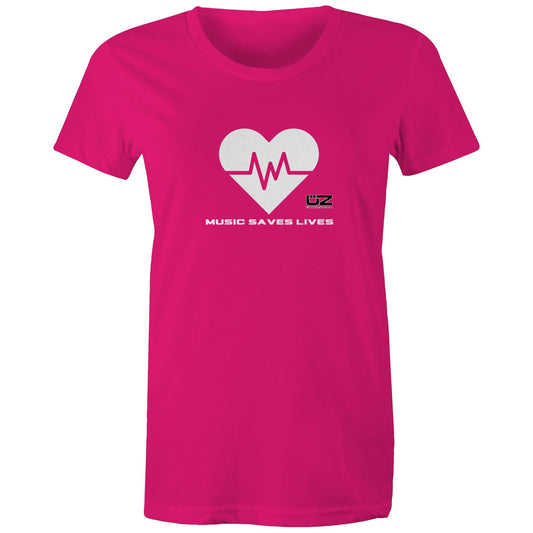 Music Saves Lives Tee - Womens