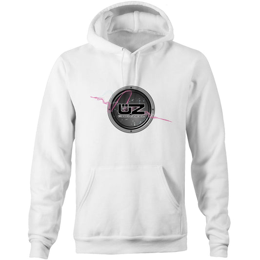 White hoodie with speaker design UZ 