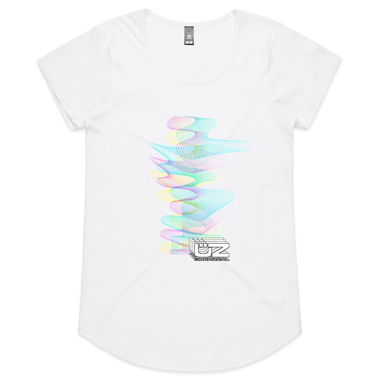 Melting Soundwaves - Scoop Neck Tee