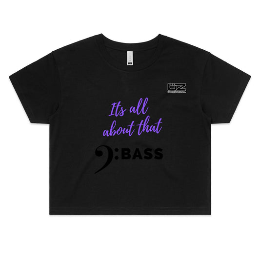 Bass Lovers Crop Tee - Women's