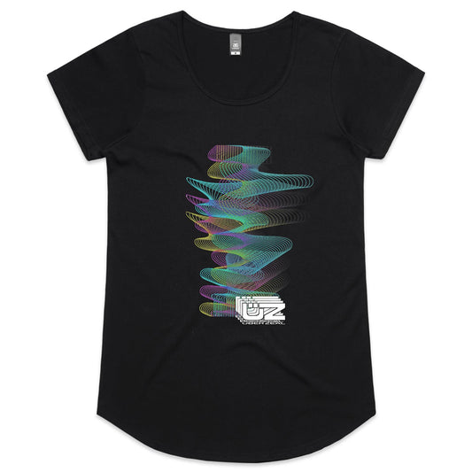 Melting Soundwaves - Scoop Neck Tee