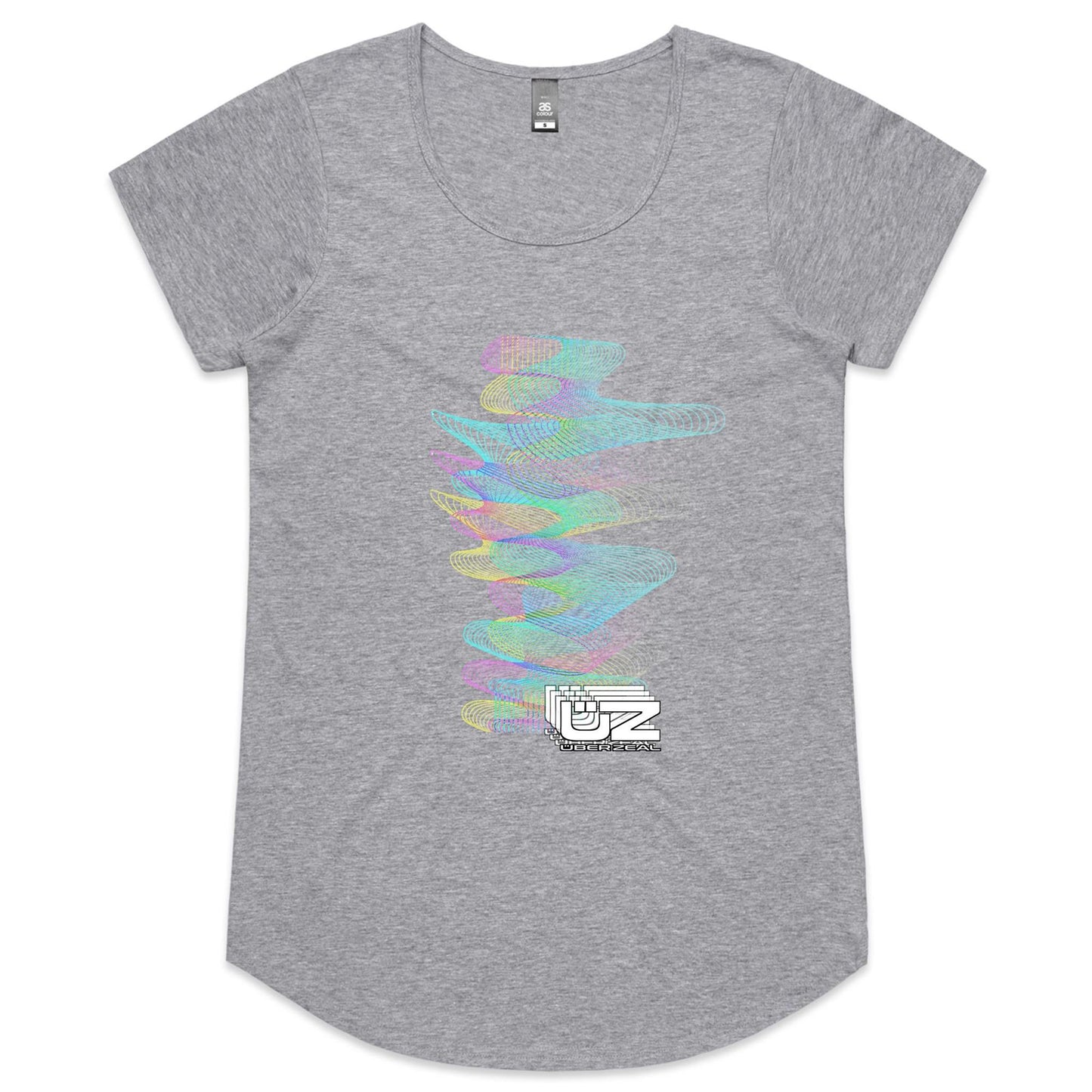 Melting Soundwaves - Scoop Neck Tee