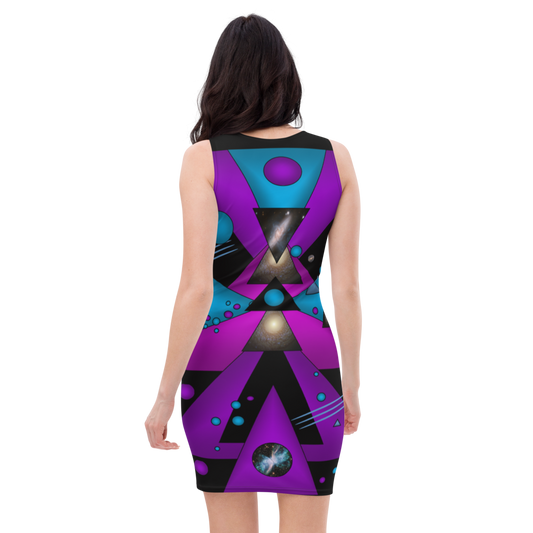 Wild Triangle Slip Dress - Fragmented