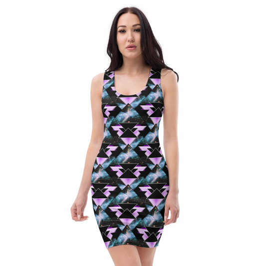 Wild Triangle Slip Dress - Galaxy