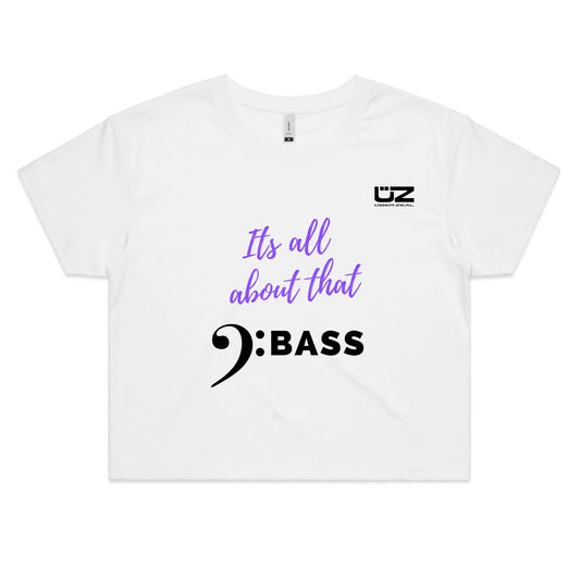 Bass Lovers Crop Tee - Women's