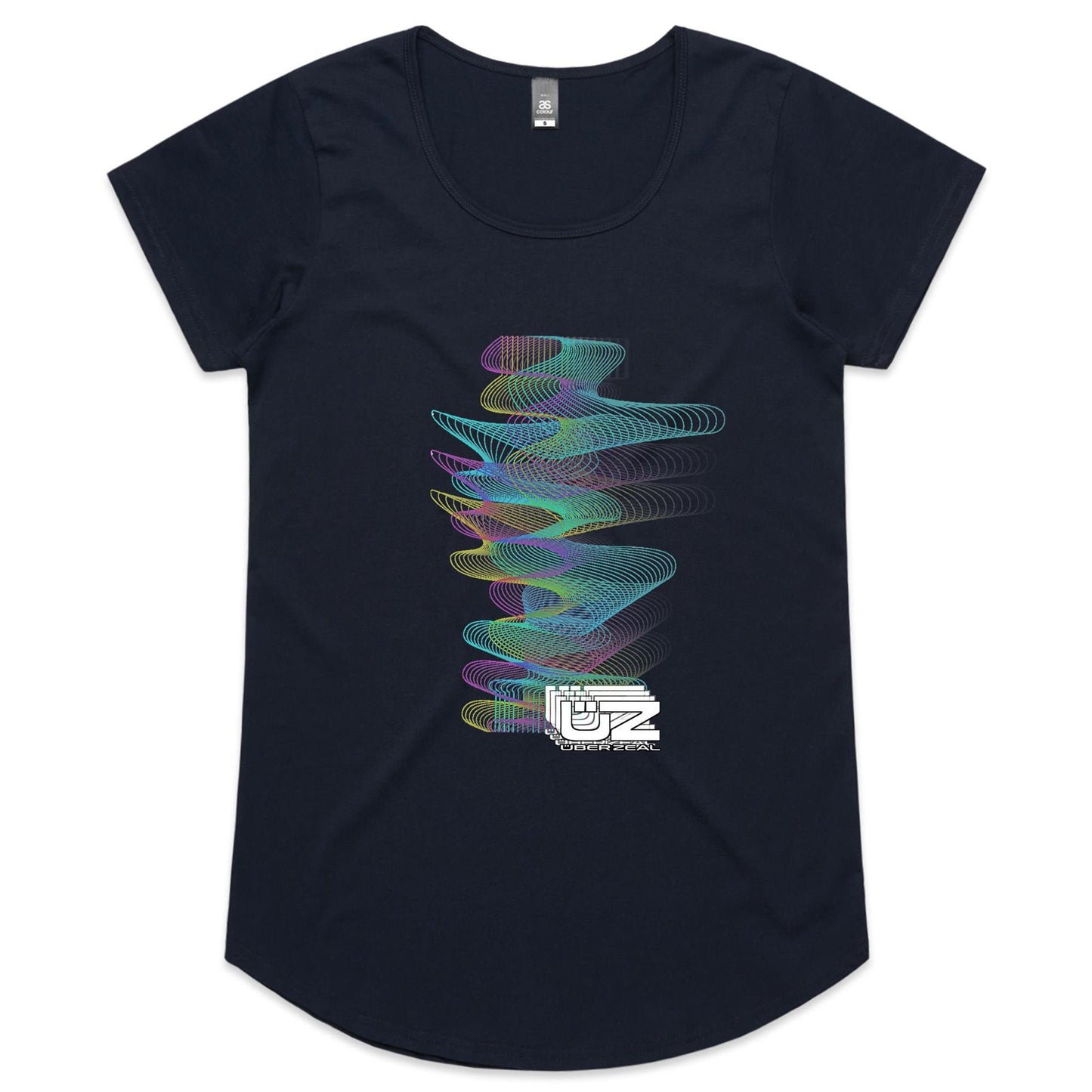 Melting Soundwaves - Scoop Neck Tee